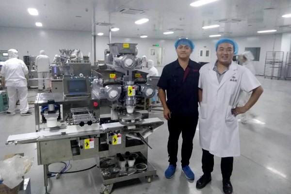 勁華月餅包餡成型一體機(jī)性能穩(wěn)定，占地面積小